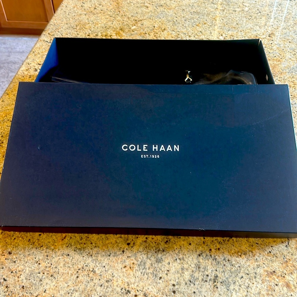 Cole Haan Black Leather Boots - Size 8b
Brand new, never worn.